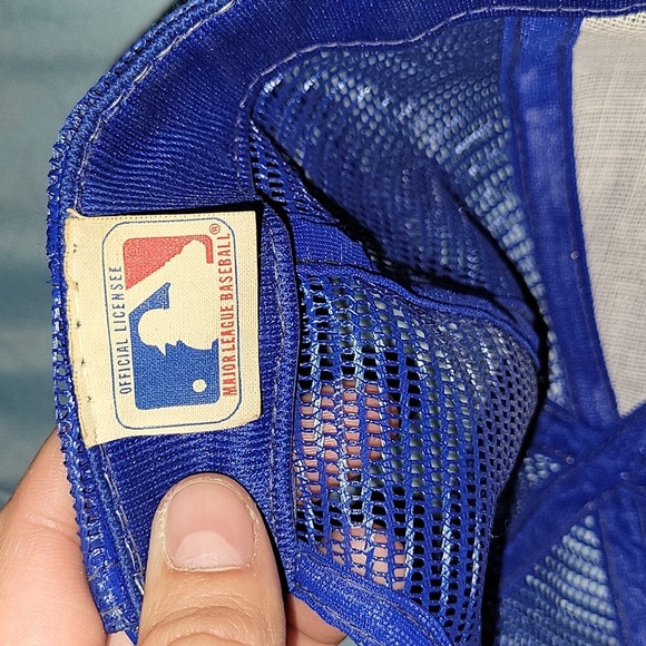 VTG 80S 90S NEW YORK METS MADE IN USA SNAPBACK MLB CAP - Picture 12 of 14